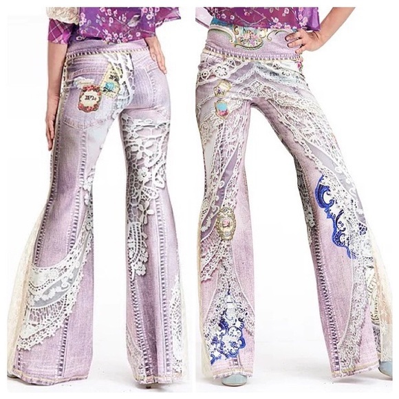 Antique Therapy Floats on Flares Comfort Pants - Picture 14 of 16